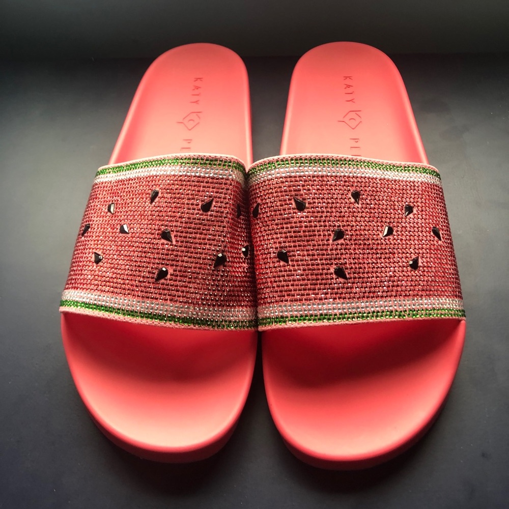 NWOT Katy Perry Watermelon The Jimmi Flat Sandal